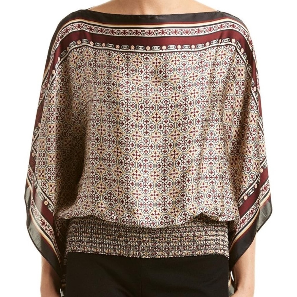 Max Studio Cream Dolman Sleeve Blouse